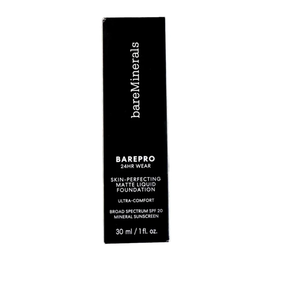 NIB bareMinerals BAREPRO 24HR Wear Skin-Perfecting Matte Liquid Foundation #28